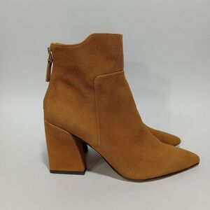FRANCO SARTO Venture Suede Leather Ankle Boot Womens Size 5.5M